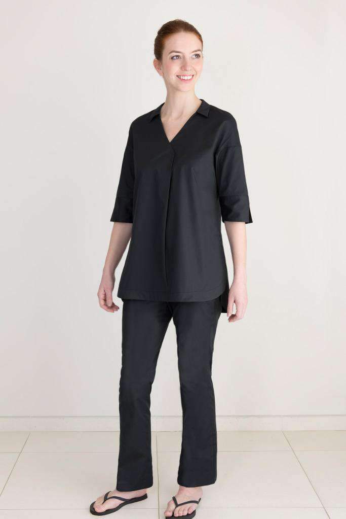 black smart cleaner trouser