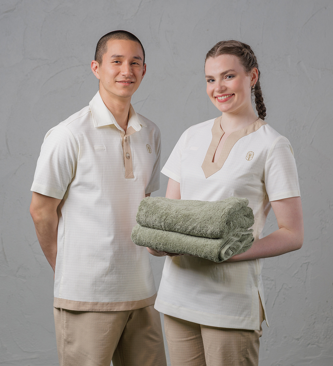 embroidered spa uniforms