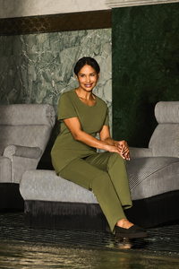 Fern housekeeping tunic green 