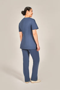 Women’s luxury blue housekeeping tunic