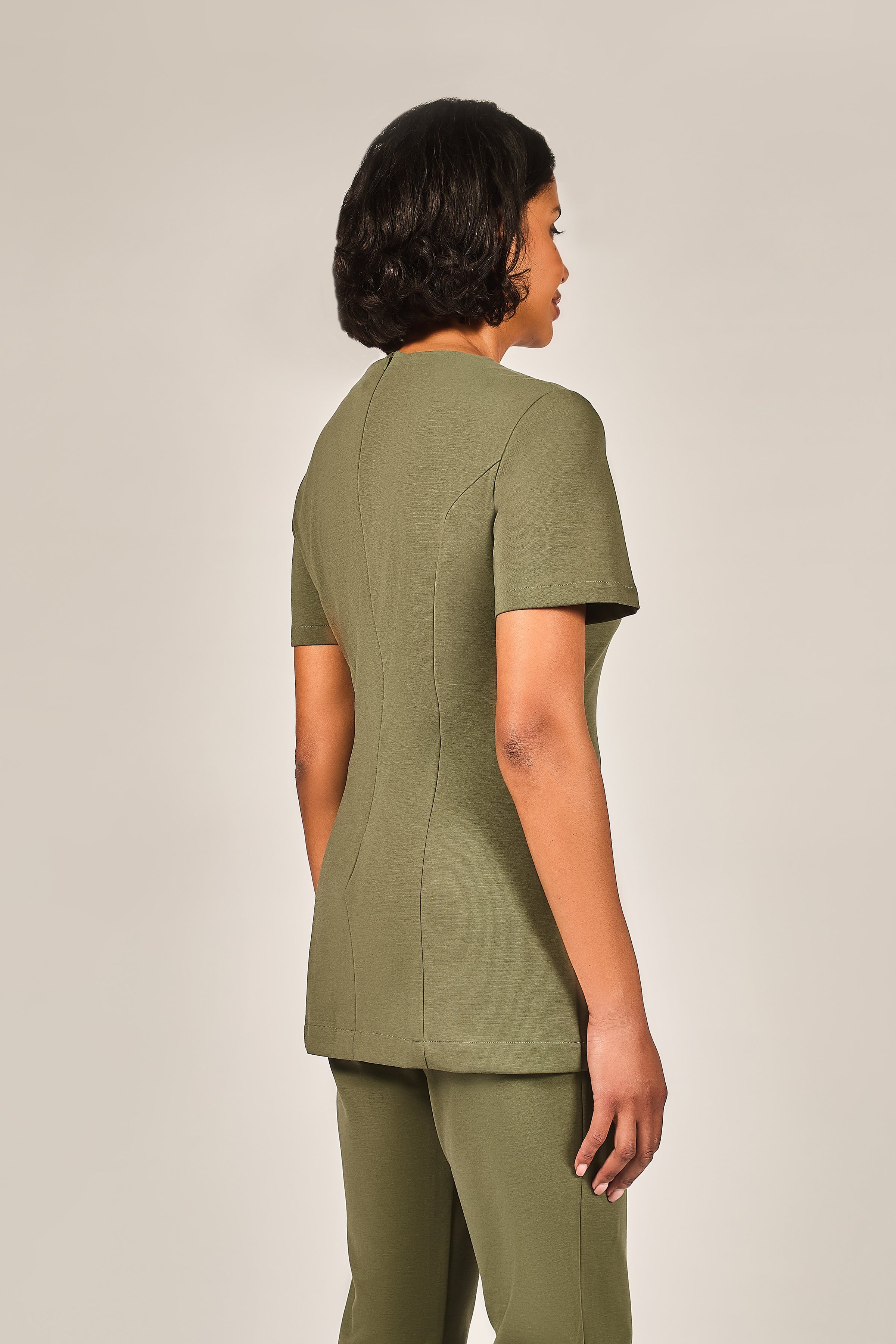 Green luxury housekeeping uniform