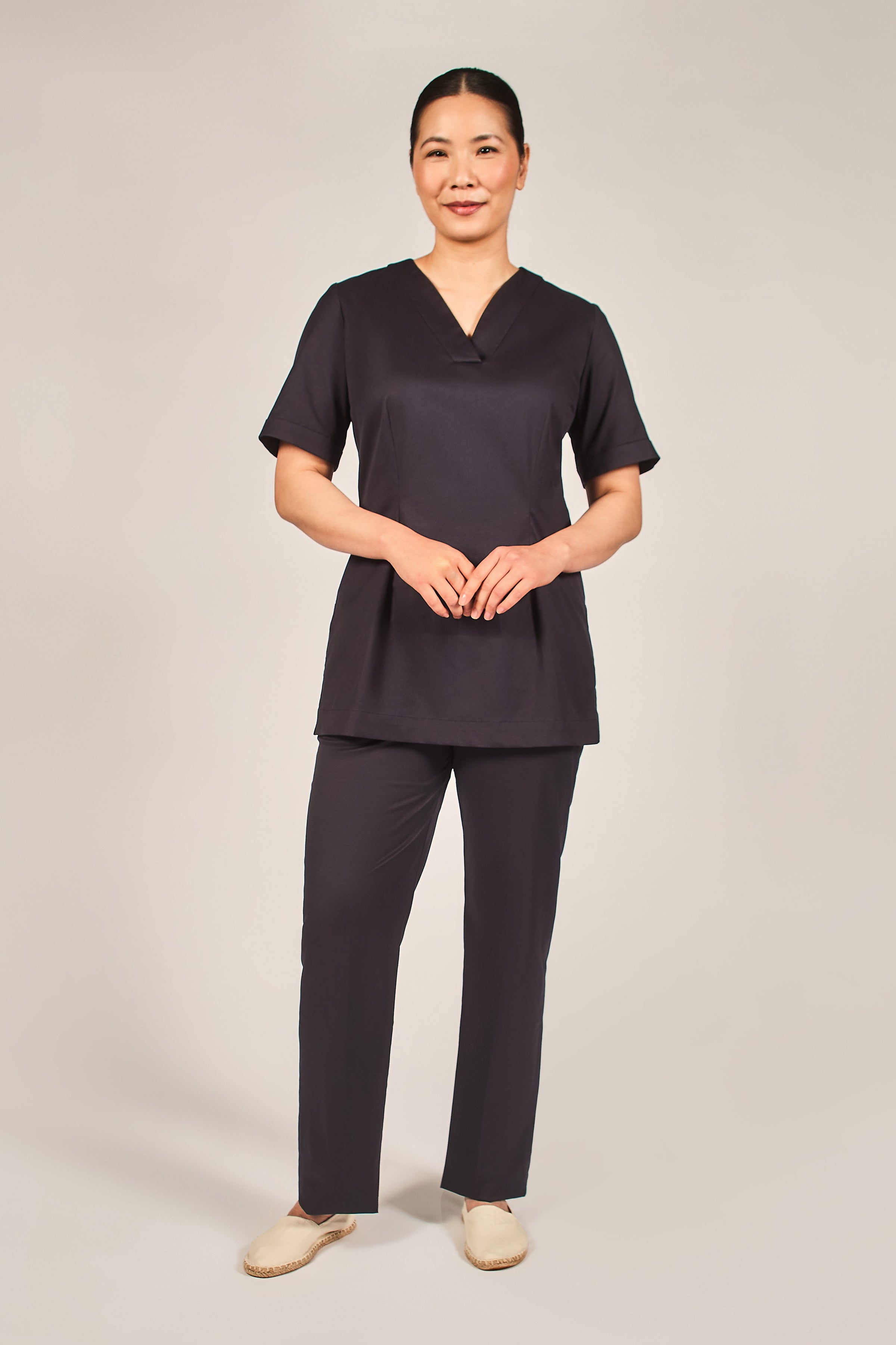Rhea Premium Housekeeping Tunic – Navy