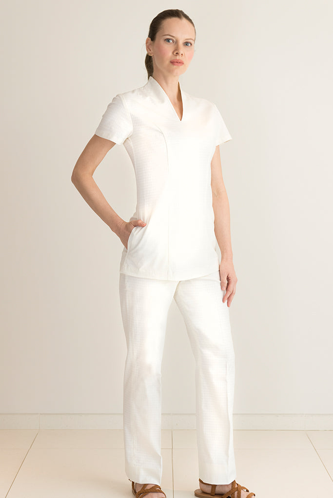 Organic cotton housekeeping trousers