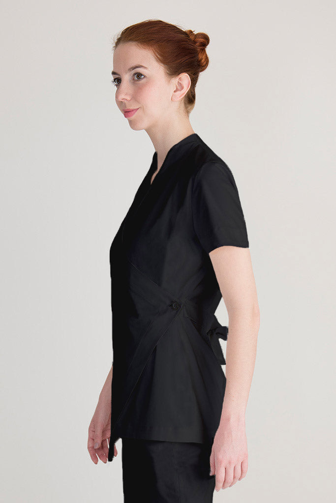 black housekeeping tunic luxury