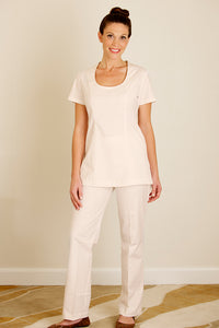 cream housekeeping uniform