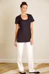 white housekeeping trousers