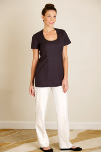 white housekeeping trousers