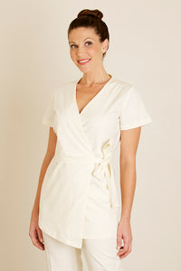 cream housekeeping tunic