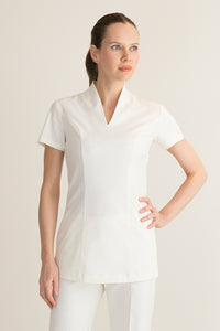 cream housekeeping tunic