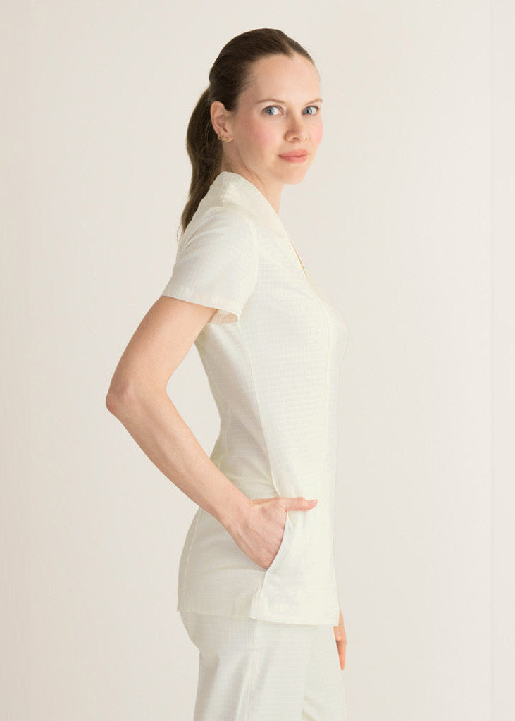 luxury housekeeping tunic cream