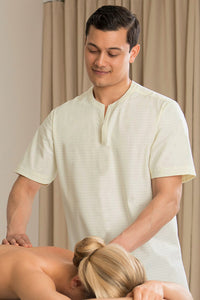 Cream male housekeeping tunic 
