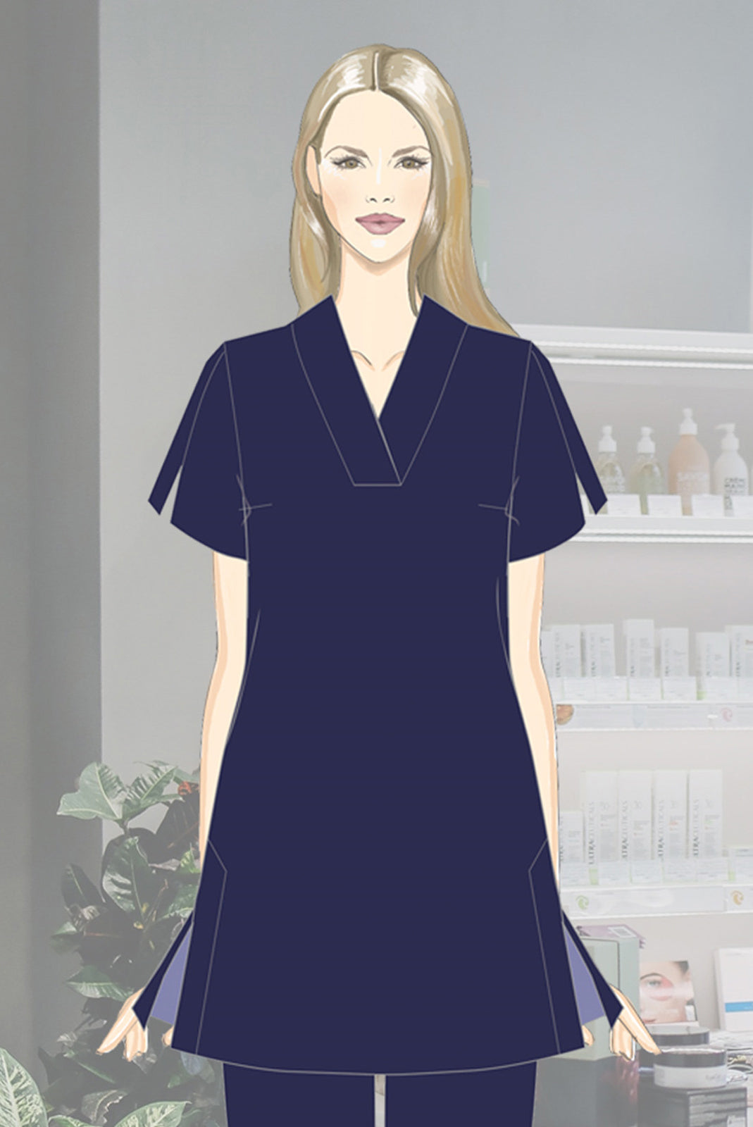 navy housekeeping tunic