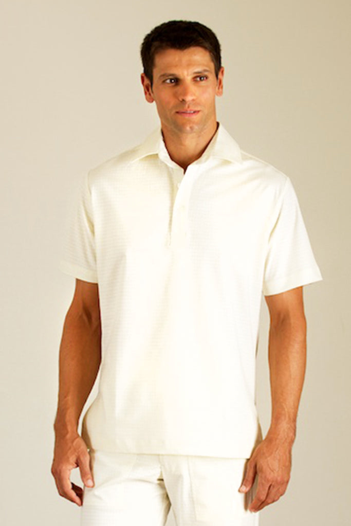 white housekeeping tunic men