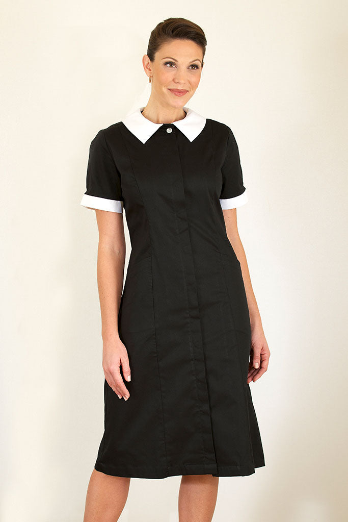 classic black maids dress