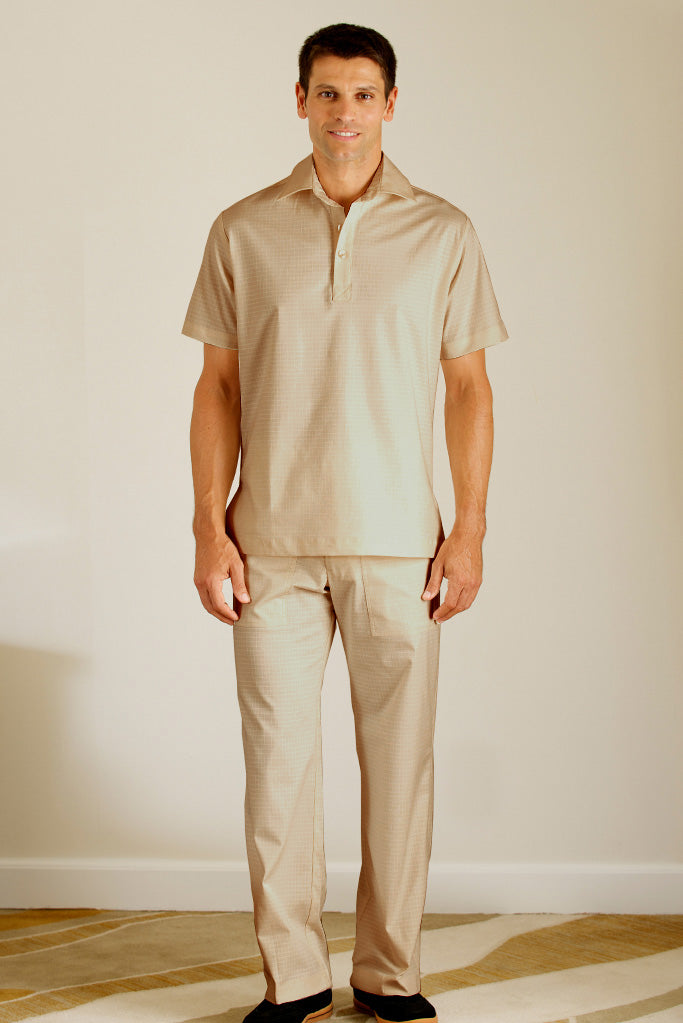 Leo Housekeeping Trouser Wheat